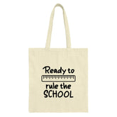 Ready to Rule Tote Bag, Back to School Tote, Teacher Tote Bag, School Tote, Student Tote, Gift for Teacher, Funny Tote Bag - Tawshia